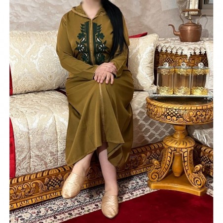 copy of Brown Moroccan djellaba - 1