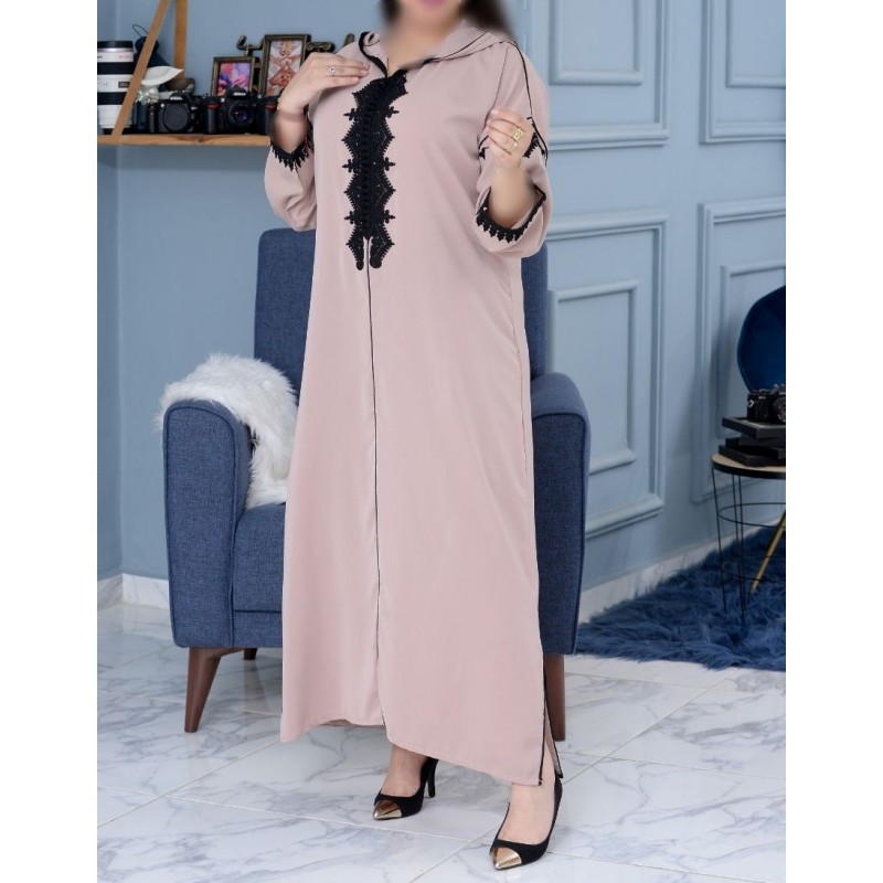 Djellaba beige femme hot sale