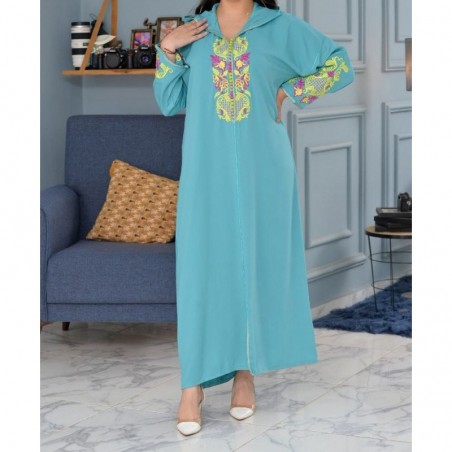 Djellaba turquoise - 