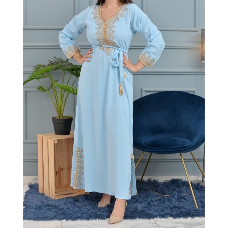 himmelblauer Kaftan