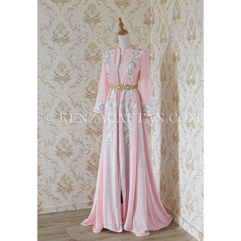 copy of Pink and gold kaftan - 1