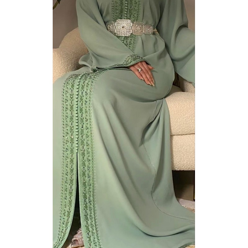 Caftan vert - Caftan verte